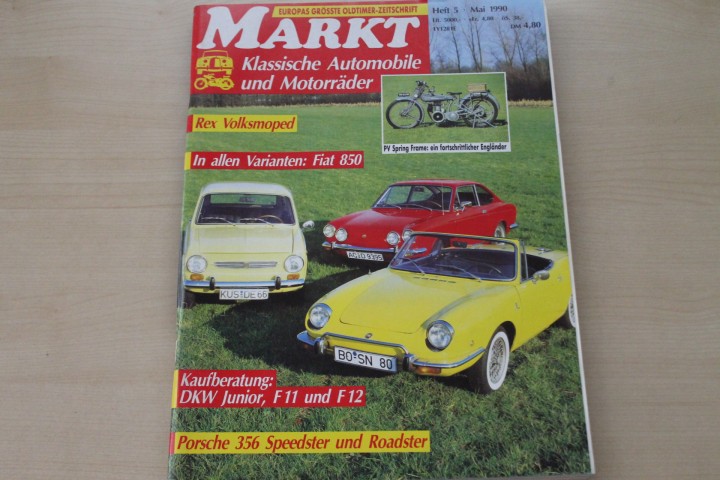 Deckblatt Oldtimer Markt (05/1990)